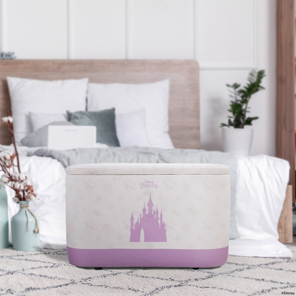 Disney Home สตูล DISNEY รุ่น PRINCESS สีม่วงอ่อน (70x36x43 ซม.) แบรนด์ DISNEYHOME