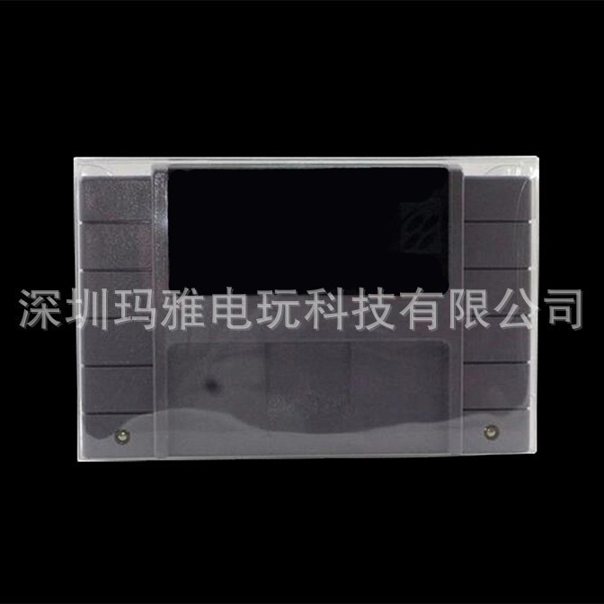 เหมาะสําหรับ SNES การ์ดเกมกล่องใสกล่องเก็บ SNES กล่องเทปคาสเซ็ต SNES กล่องป้องกันการ์ดเกมขนาดเล็ก
