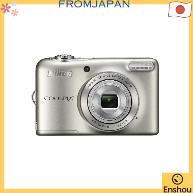 FromJapan[USED]Nikon Digital Camera COOLPIX L32 Silver Optical 5x Zoom 20.05 Megapixels Battery Type