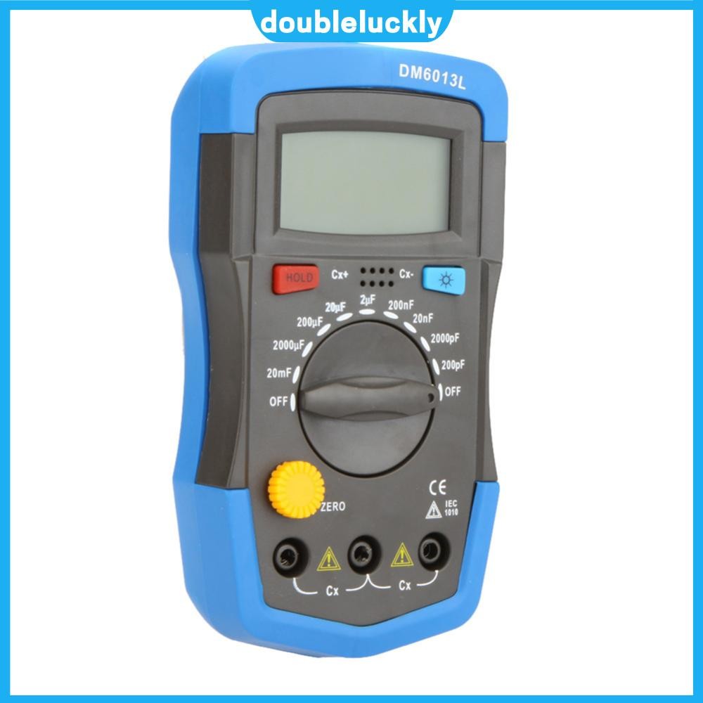 ✿ดล1♣  DM6013L Digital Professional Capacitor Meter ความแม่นยําสูง 200pF ~ 20mF แบบพกพามือถือ Capaci