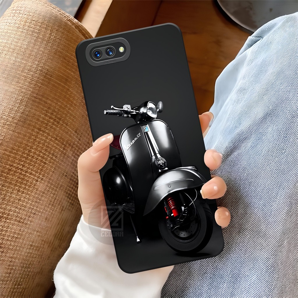 เคส HP OPPO A3S Softcase - เคส Vespa ZELORA - เคส OPPO A3S - ป้องกันกล้อง - เคส OPPO A3S - เคส OPPO 