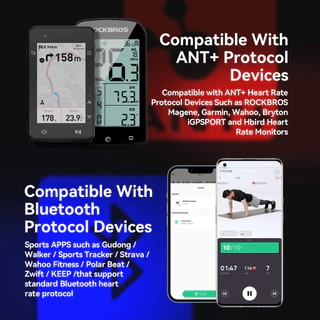 ROCKBROS HRM812 โมเดลตรวจวัดอัตราการเต้นหัวใจแบบบลูทูธและ ANT+ Dual Mode อายุการทำงานของแบตเตอรี่นานถึง 800 ชั่วโมง และกันน้ำได้