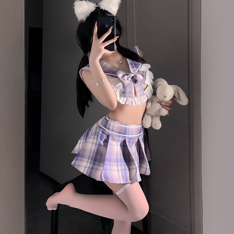 BIG SEXY ชุดยั่วผัวเซ็กซี่ ชุดเมดเซ็กซี่ คอสเพลย์เซ็กซี่ 🦋 M-5XL | 40-100กก. S-1272 - รูปที่ 2