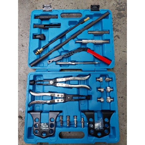 เครื่องมือถอดวาล์ว ชุดกดสปริงวาล์ว ชุดประกอบซีลหมวกวาล์ว ยกวาล์ว ชุดกดสปริงวาล์ว OHV ยกวาล์วไม่เปิดฝาสูบ ชุดใหญ่ - รูปที่ 4