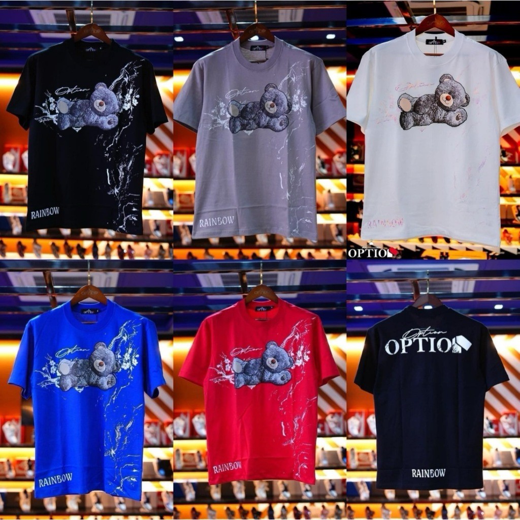 เสื้อยืดดีไซน์หมี Option #newcollection 2024