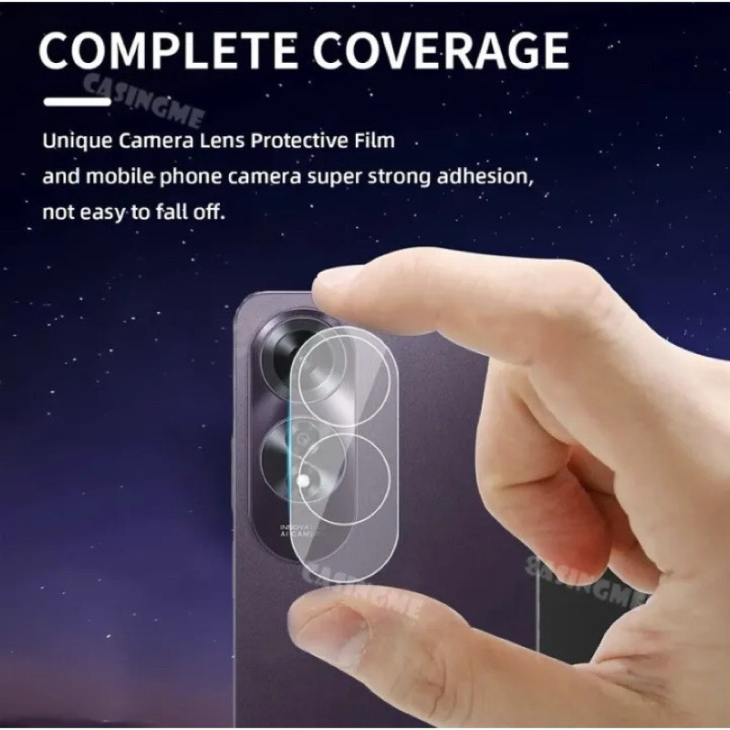 ฟิล์มกระจก สำหรับ OPPO A60 4G ออโป้ เลนส์กล้อง เต็มเลนส์ สำหรับ OPPO A58 4G A58 5G A79 5G Reno 11F 11 Pro Reno11F - รูปที่ 2