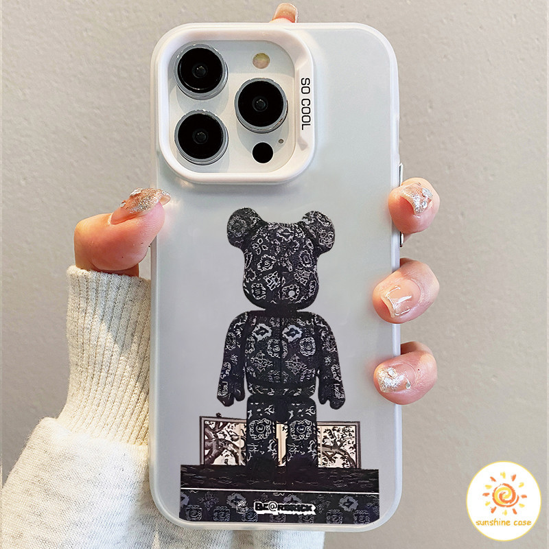 เคสโทรศัพท์มือถือลายการ์ตูนหมีรุนแรง ไอโฟน11 For iPhone12 13 14 15Pro MAX X XS XR XS 6 7 8Plus SE2020 เคสโทรศัพท์