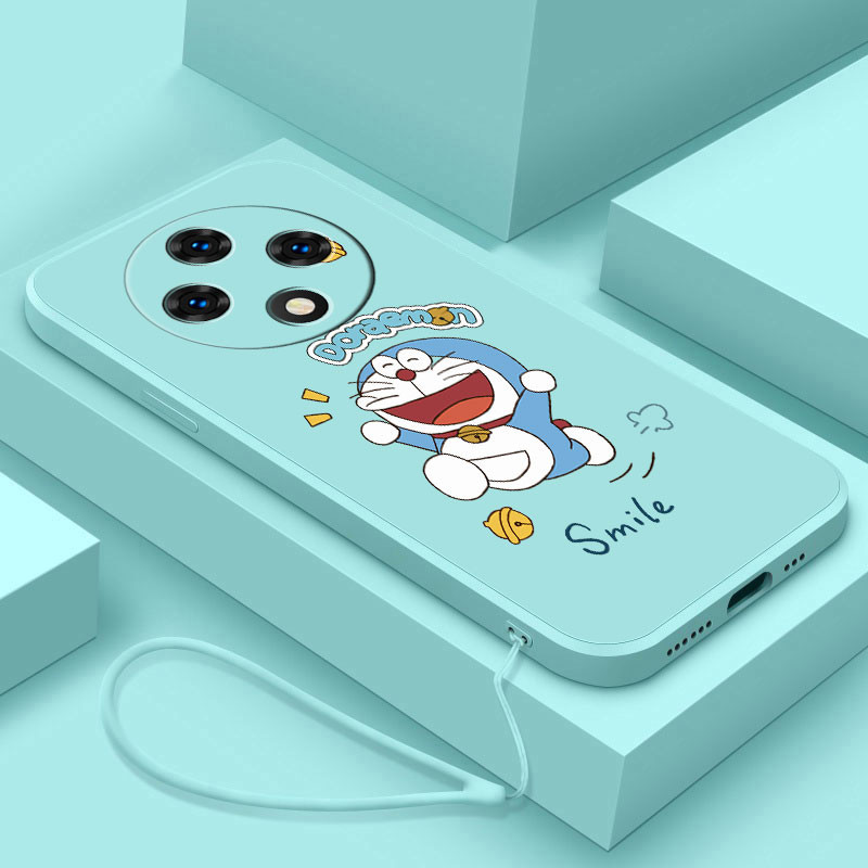 Oppo Reno 12F Reno12 F 5G สร้างสรรค์น่ารักตัวการ์ตูนโดราเอมอนลายน่ารักเคสโทรศัพท์เหลวนุ่ม