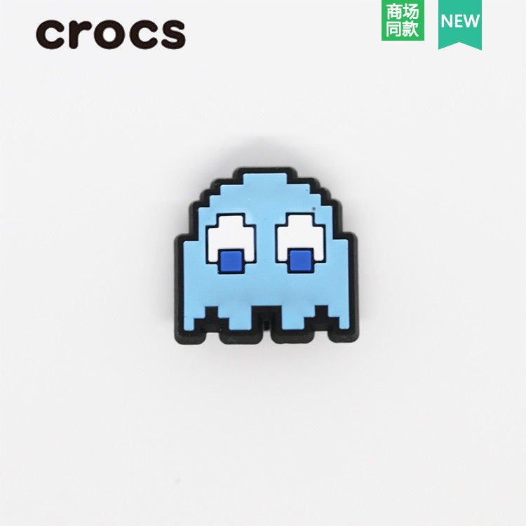 5pcs\set แฟชั่นรองเท้าแตะ Accessorie Pvc รองเท้าหัวเข็มขัด Pac Man Crocs Jibbitz Charms (คุณภาพสูง) ของขวัญเด็ก