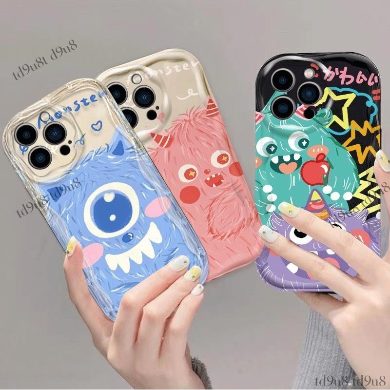 น่ารักและตลกสัตว์ประหลาดตัวน้อยกันกระแทกเคสโทรศัพท์oppo RENO 12 11 10 9 8 7 6 5 PRO 4 SE 3 4Z 7Z 8Z 