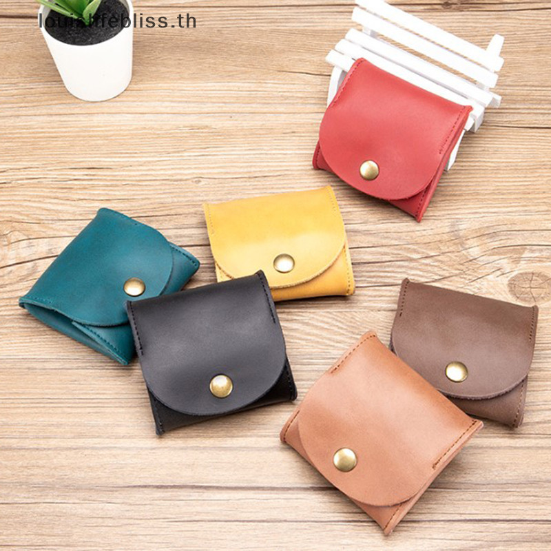 Louislifebliss 2020 กระเป๋าใส่เหรียญหนังใหม่วัวกระเป๋าสตางค์ขนาดเล็กกระเป๋าเก็บกระเป๋าใหม่