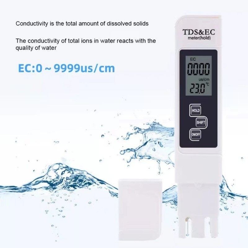 เครื่องวัด EC / เครื่องวัด pH วัดน้ำ วัดกรด วัดปุ๋ย วัดความเค็มน้ำประปา วัดเกลือเจือจาง - รูปที่ 6