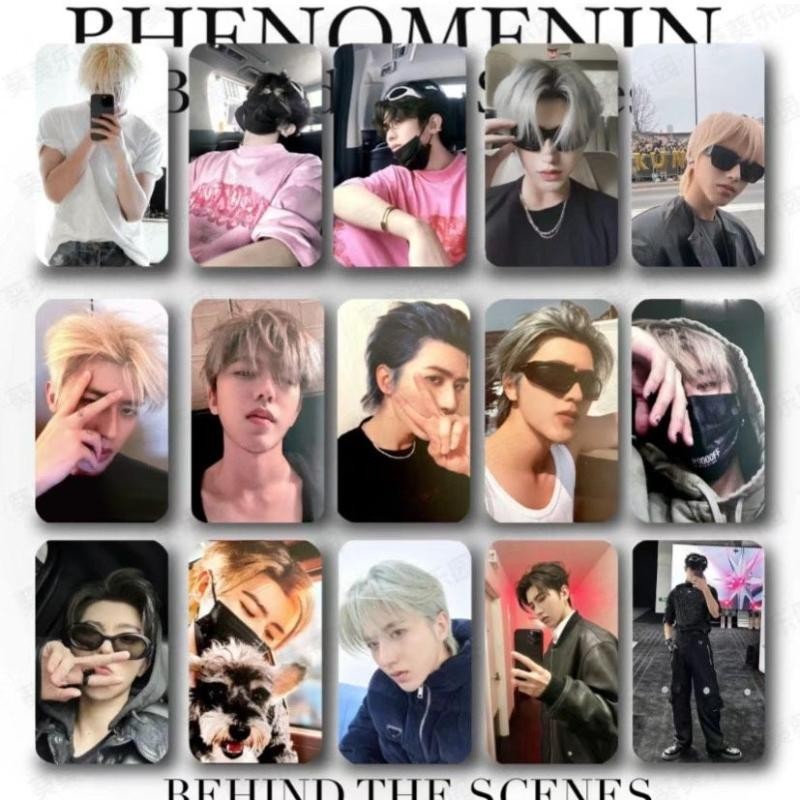 ขายจุดกลาง/ร้อน Cai Xukun Laser Photocard 55 ชิ้น Cai Xukun อัลบั้ม 10 ซม.มุมกลม Photocard Polaroid 