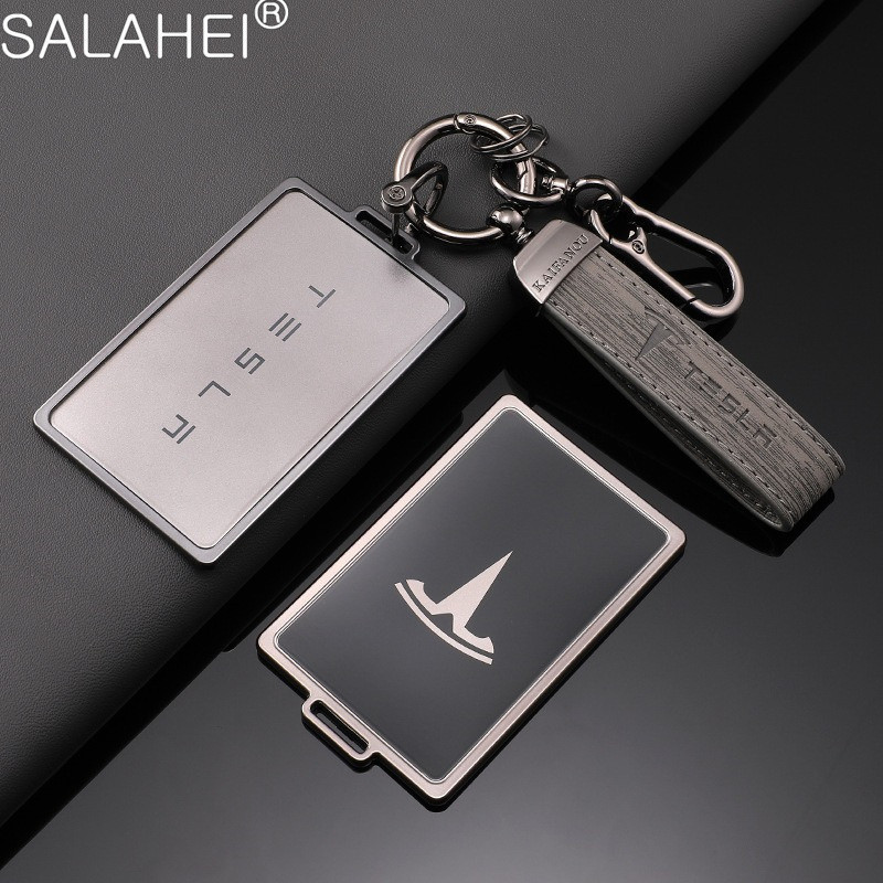 สังกะสีอัลลอยด์ TPU รถ NFC การ์ดฝาครอบกรณี Protector ผู้ถือ Shell สําหรับ Tesla รุ่น 3 รุ่น Y พวงกุญแจ Auto อุปกรณ์ตกแต่งภายใน
