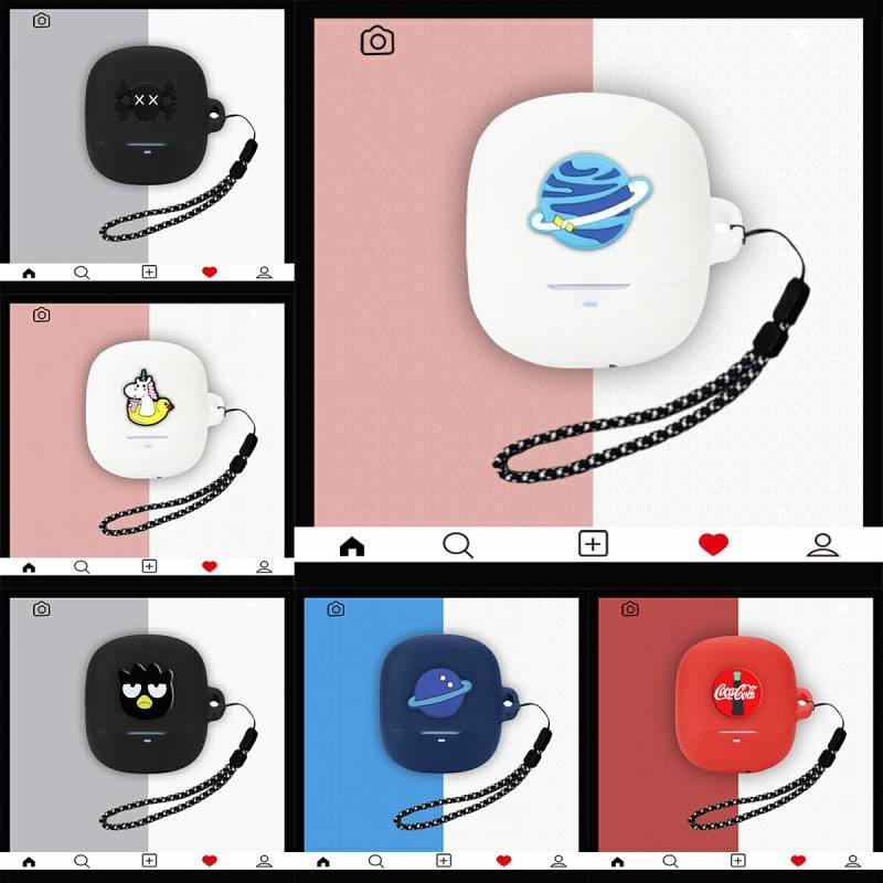 SA04 Soundpeats air5 case / air5 pro CASE Silicone Protective Case Dust-proof Protective Case for So