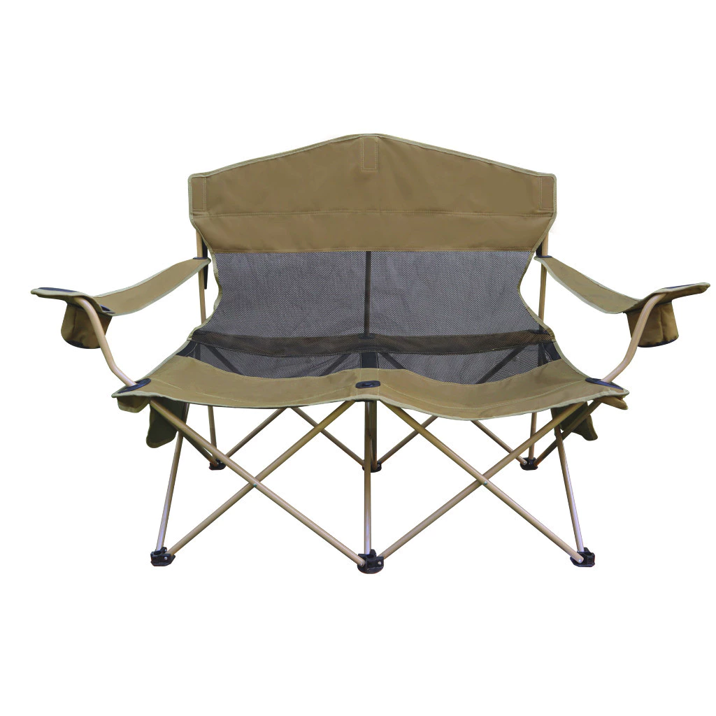 เก้าอี้พกพา เก้าอี้นั่งคู่ TWIN CHAIR ของสนามเดินป่า by Jeep Camping
