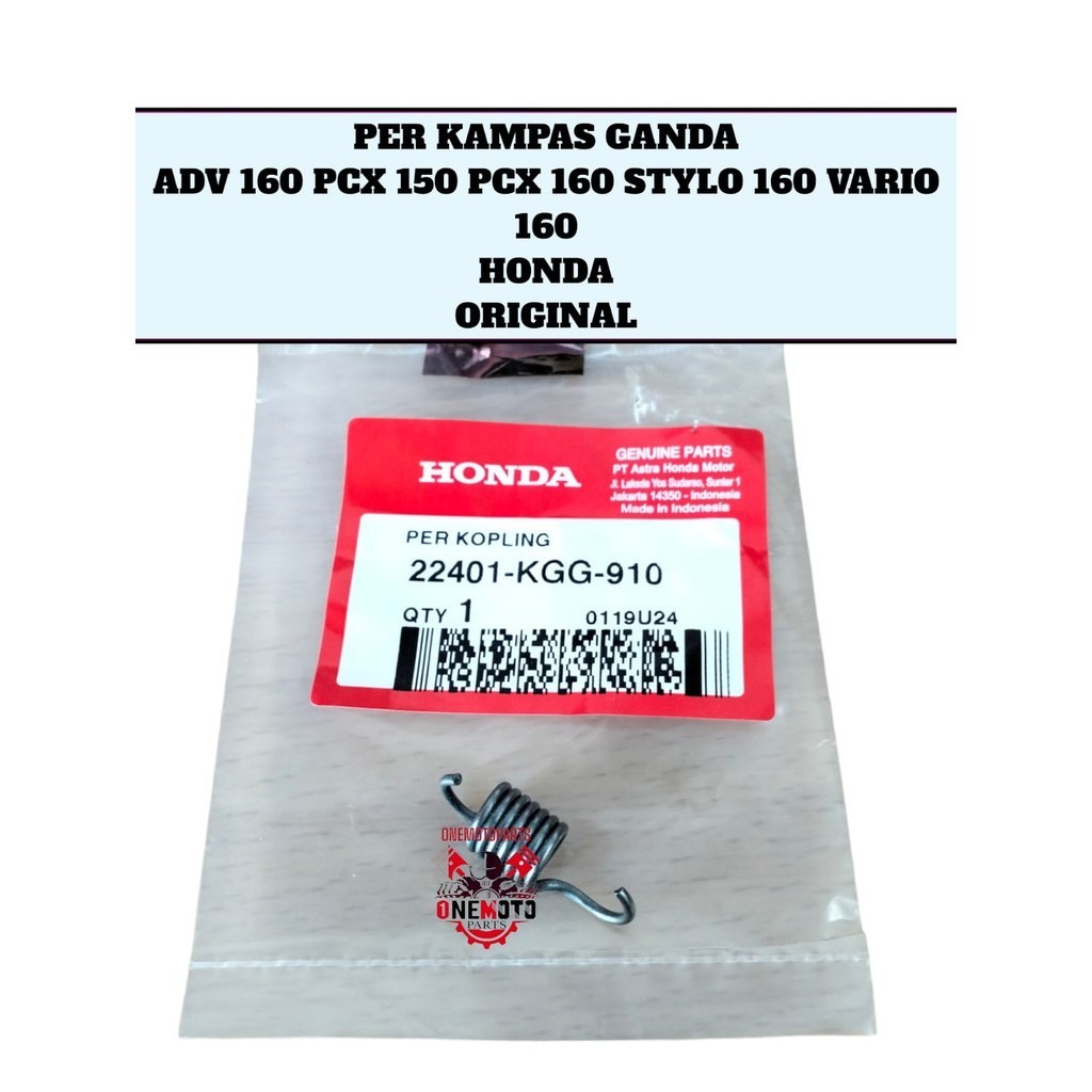 ORIMOTO - DOUBLE CLASP SPRING ADV 160 PCX 150 PCX 160 STYLO 160 VARIO 160 HONDA ORIGINAL 22401-KGG-9