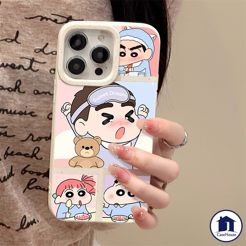 เคสนุ่มหน้าปัดสีเทียนน่ารักที่เข้ากันได้สำหรับ Realme C53 C55 C51 11 10 5 5i 6i 8i C35 C12 C25 C11 C