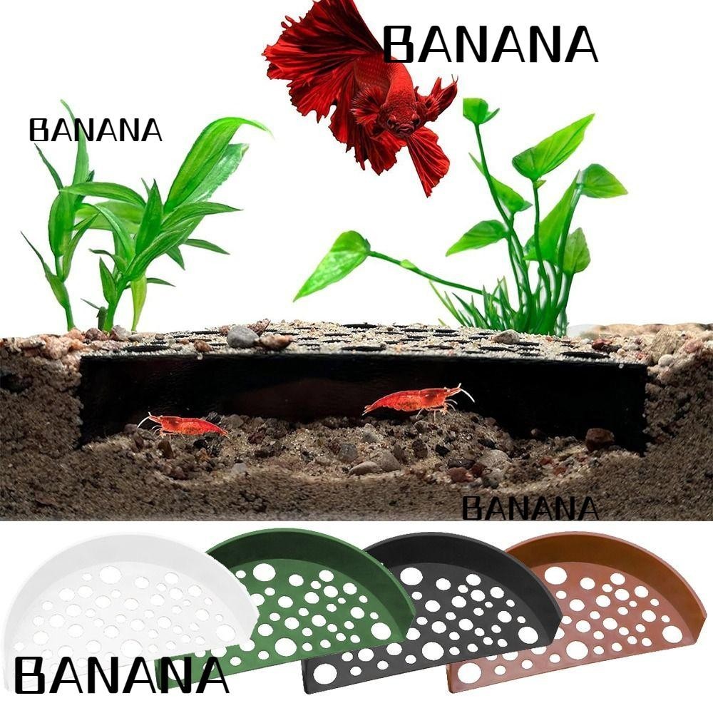 Banana1 บ้านที่พักพิงตู้ปลา, อุปกรณ์สัตว์เลี้ยงพลาสติก, ตัวป้องกันเพาะพันธุ์กุ้ง, การตกแต่งตู้ปลาขนาดเล็กที่สวยหรู, ถ้ําถังตู้ปลา