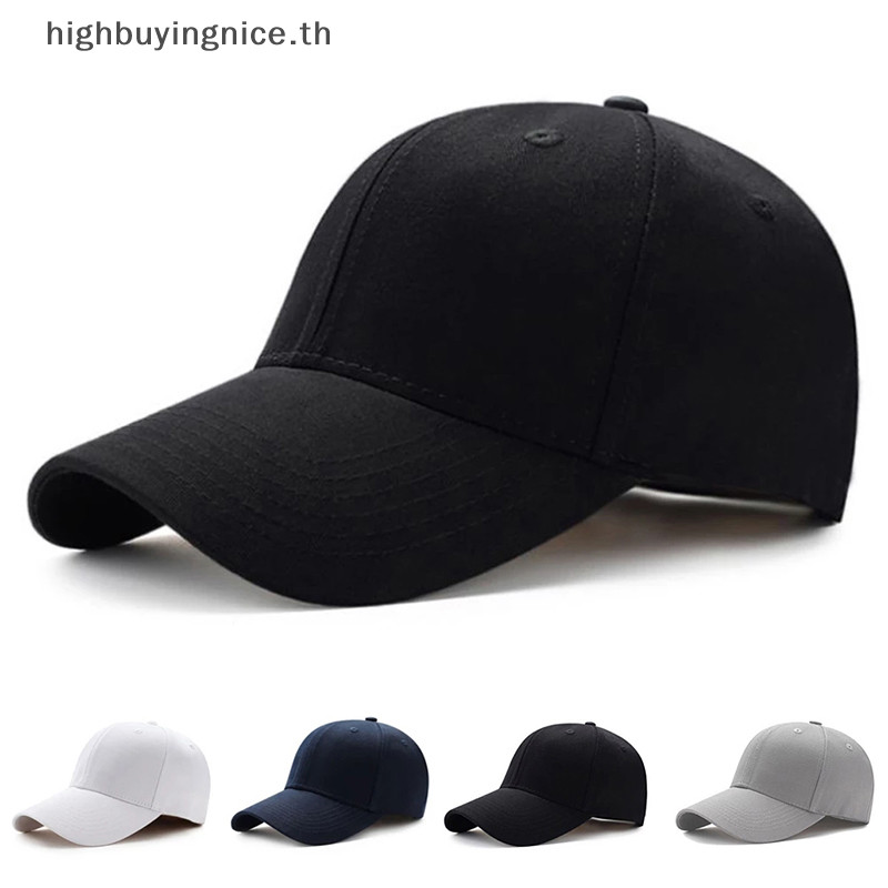 Hnth หมวก Unisex ธรรมดาโค้ง Sun Visor หมวกกลางแจ้งกันฝุ่นเบสบอลหมวกสีทึบแฟชั่นปรับหมวกพักผ่อนผู้ชายผู้หญิง HNTH