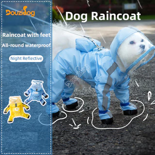 สุนัขสี่ขาฉุดเสื้อกันฝนกันน้ํารวมทุกอย่างสุนัขขนาดเล็ก บิชอน เท็ดดี้เสื้อผ้าสัตว์เลี้ยง