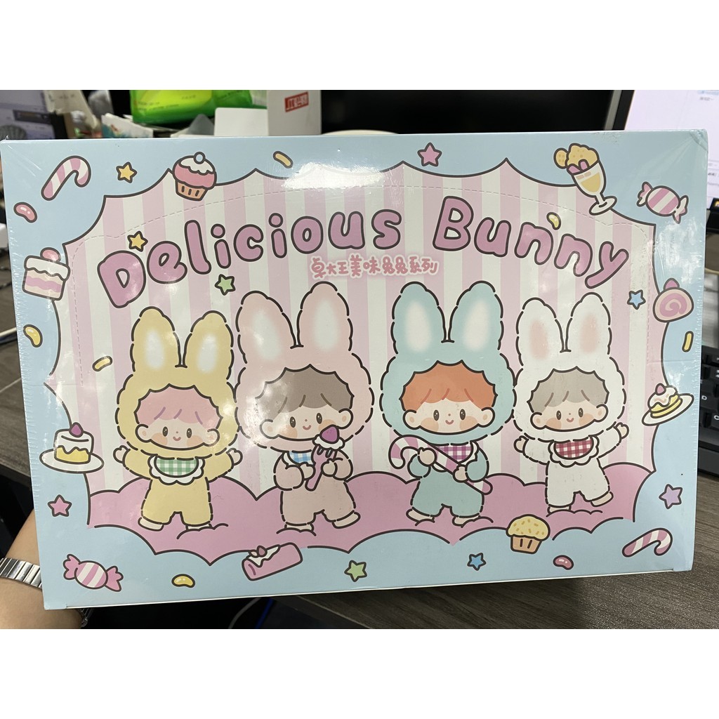 【พร้อมส่ง】zzoton delicious bunny series finding unicorn box ยกกล่อง art toy กล่องสุ่ม ตุ๊กตา ของเล่น