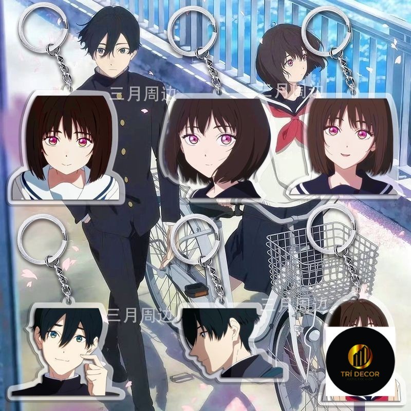 Shoushimin Series อะนิเมะพวงกุญแจผู้หญิง Kobato Jogoro อะคริลิคพวงกุญแจ Osanai Yuki Key แหวน How to 