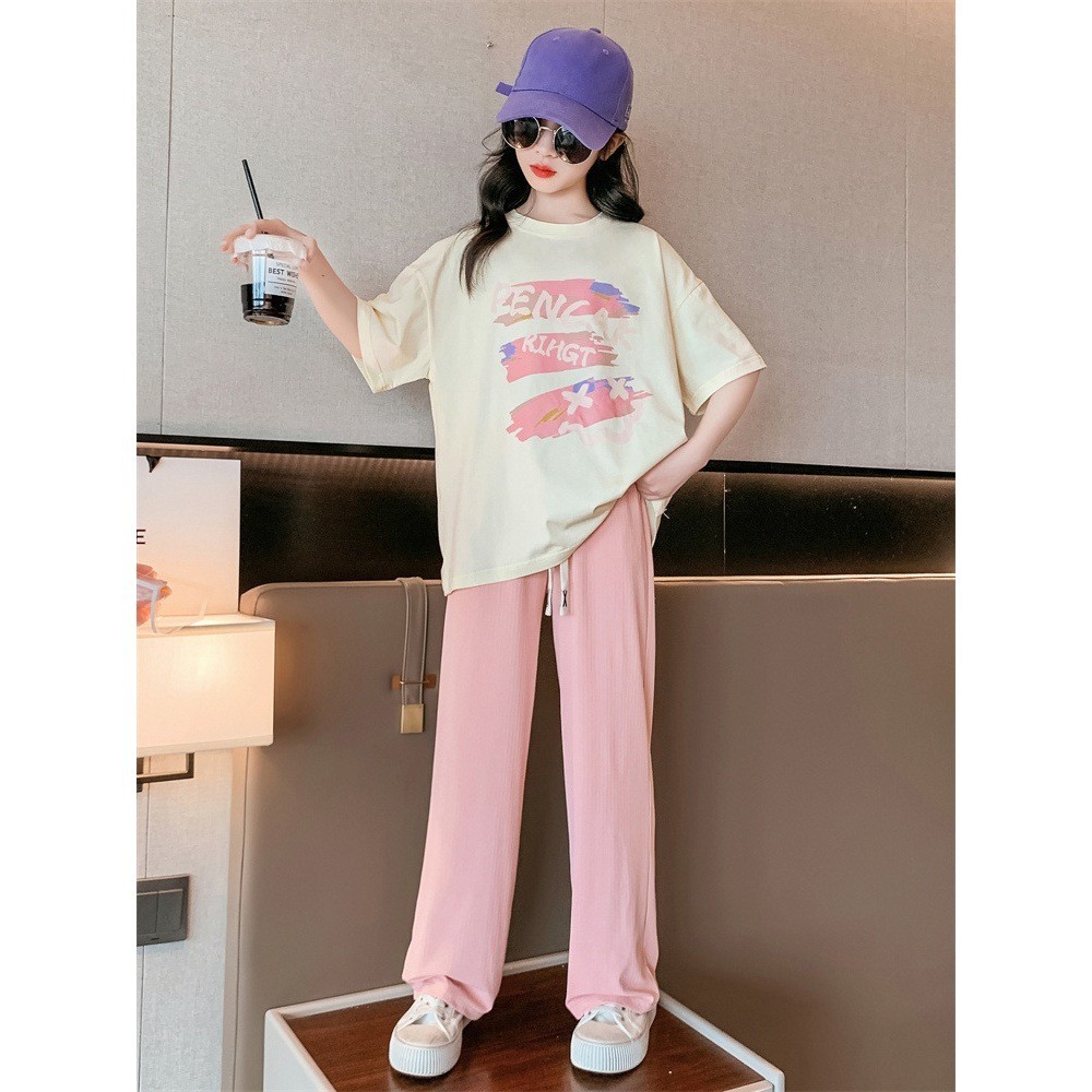 COCO ชุดเซ็ต 2 ชิ้น เสื้อ+กางเกงขายาว เด็กหญิง รุ่น A0025