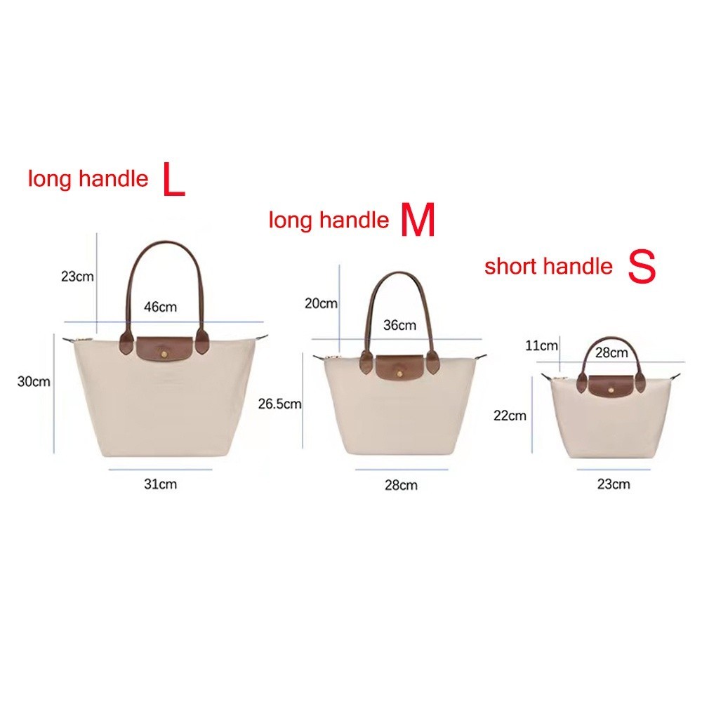 2025 Stock Bag Le PliageTote Bag กระเป๋าช้อปปิ้ง กันน้ํา พับได้
