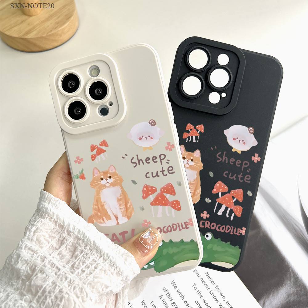 Samsung Galaxy Note 20 10 9 8 Lite Plus Ultra เคสซัมซุง สำหรับ Cartoon Animals เคส เคสโทรศัพท์