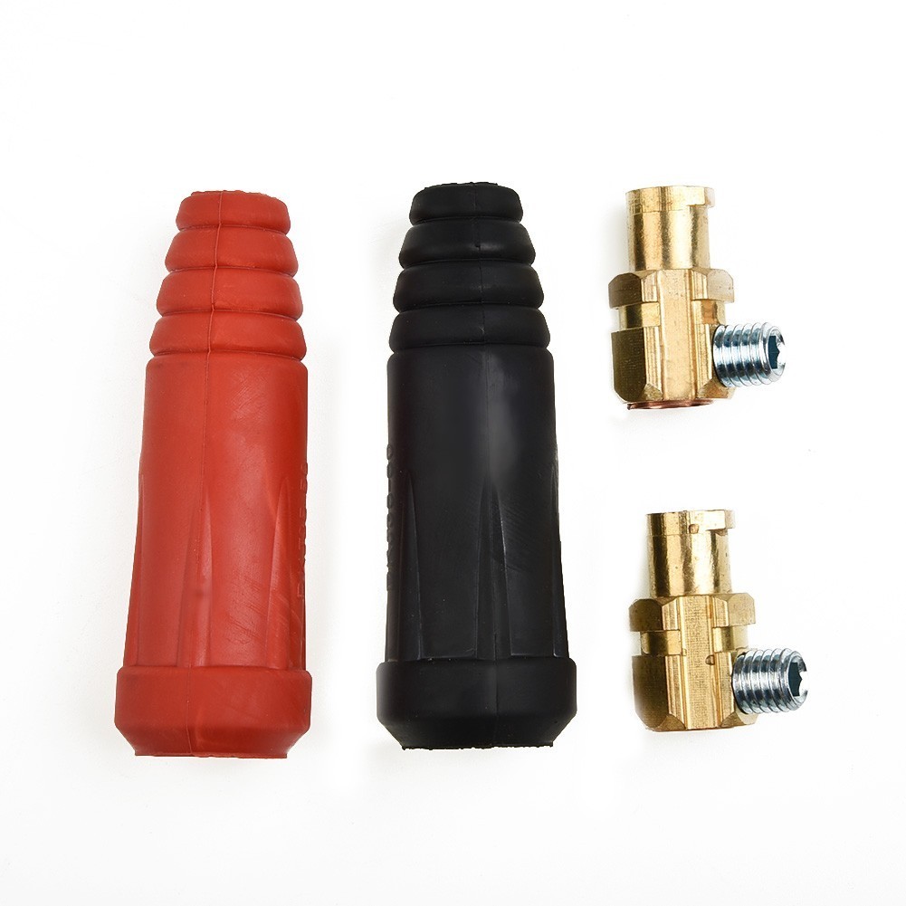 ขั้วต่อแผงสายเคเบิลเชื่อม TIG-ปลั๊ก DKJ10-25 200Amp สไตล์ยูโร Quick Fitting สินค้าดี