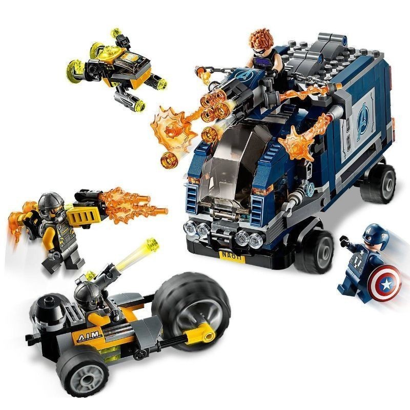 lego marvel avenger marvel avengers marvel avenger ซีรีส์บล็อกอาคารสุดยอดมาก!!