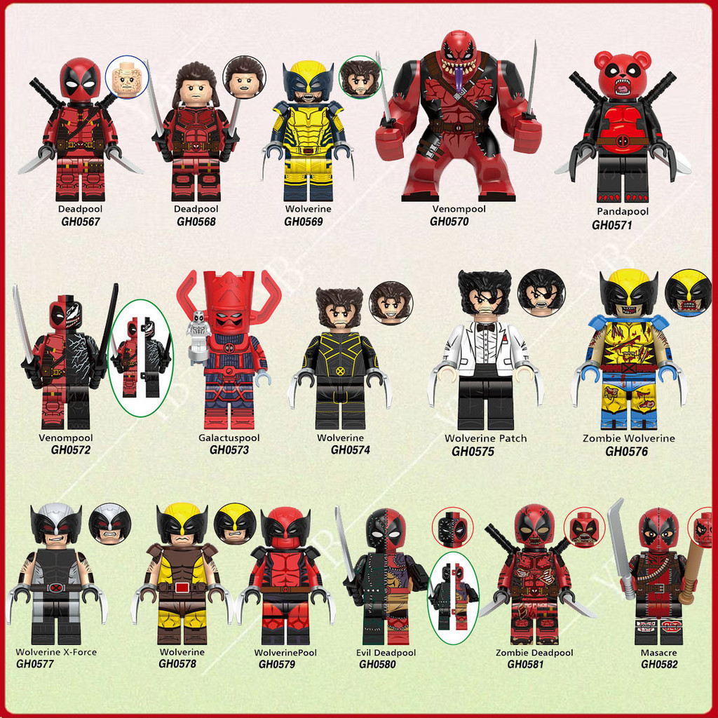 ภาพยนตร์ซีรีส์ซูเปอร์ฮีโร่บล็อกตัวต่อ marvel minifigures ของเล่นเด็กผู้ชายบล็อกตัวต่อเด็ก