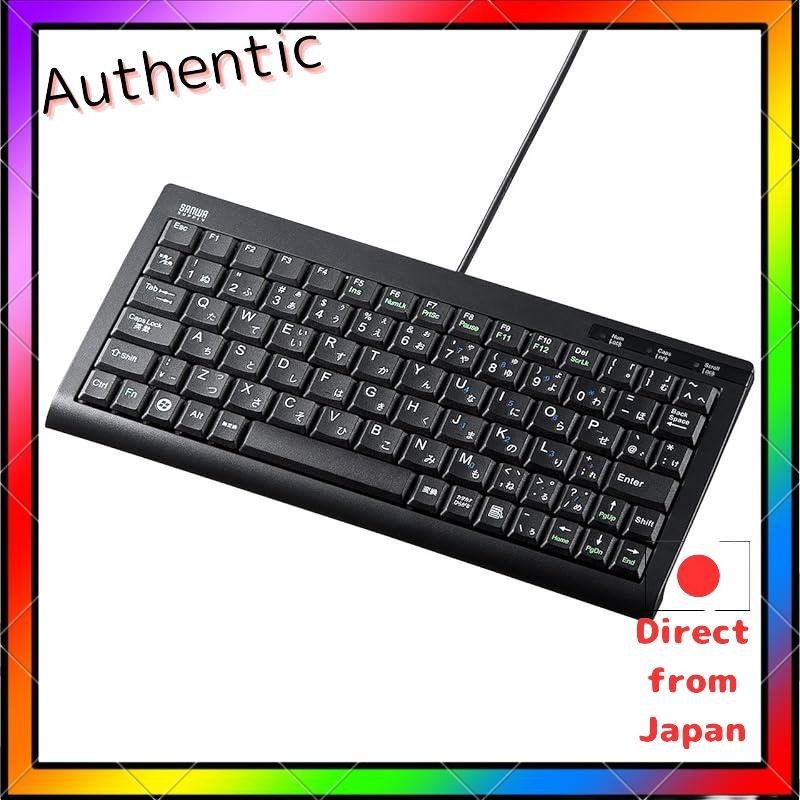 Mini & Slim USB Keyboard (Pantograph, No Numeric Keypad, Black)