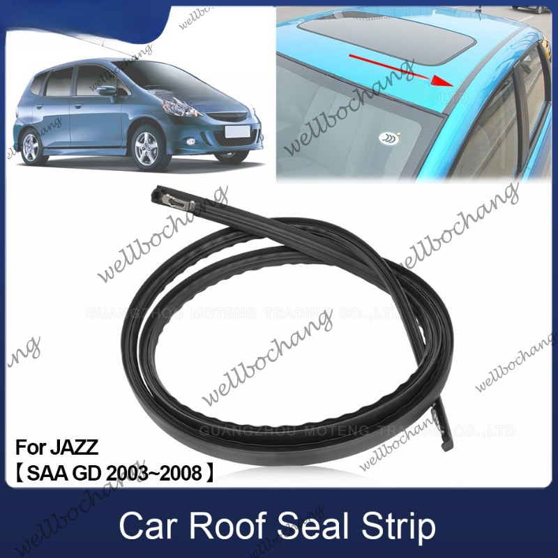 MTAP แถบซีลหลังคารถสําหรับ HONDA JAZZ SAA 2003~2008 GD1 GD3 แถบยางหลังคารถปิดผนึกเทปกันน้ํา