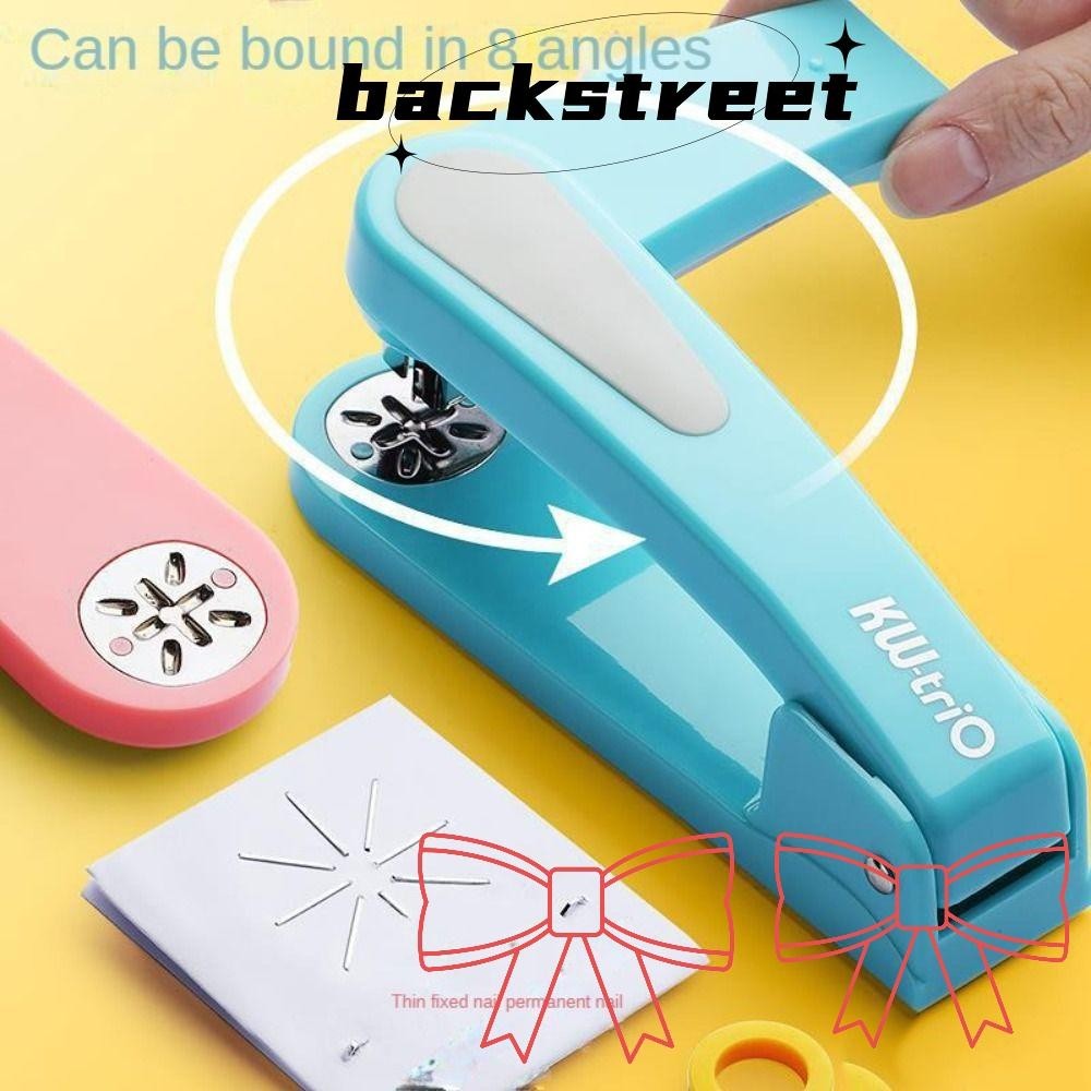 Backstage Stapler, Heavy Duty Multifunctional Long Stapler, Multi-Purpose 360 องศา Rotary Effectless