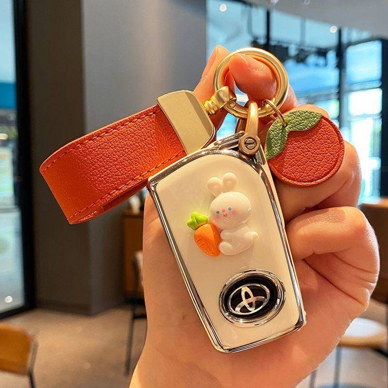 ปลอกกุญแจรถสําหรับ Toyota CAMRY yaris vios Corolla cross rav4 altis hilux fortuner พวงกุญแจรถ ปลอกกุญแจ