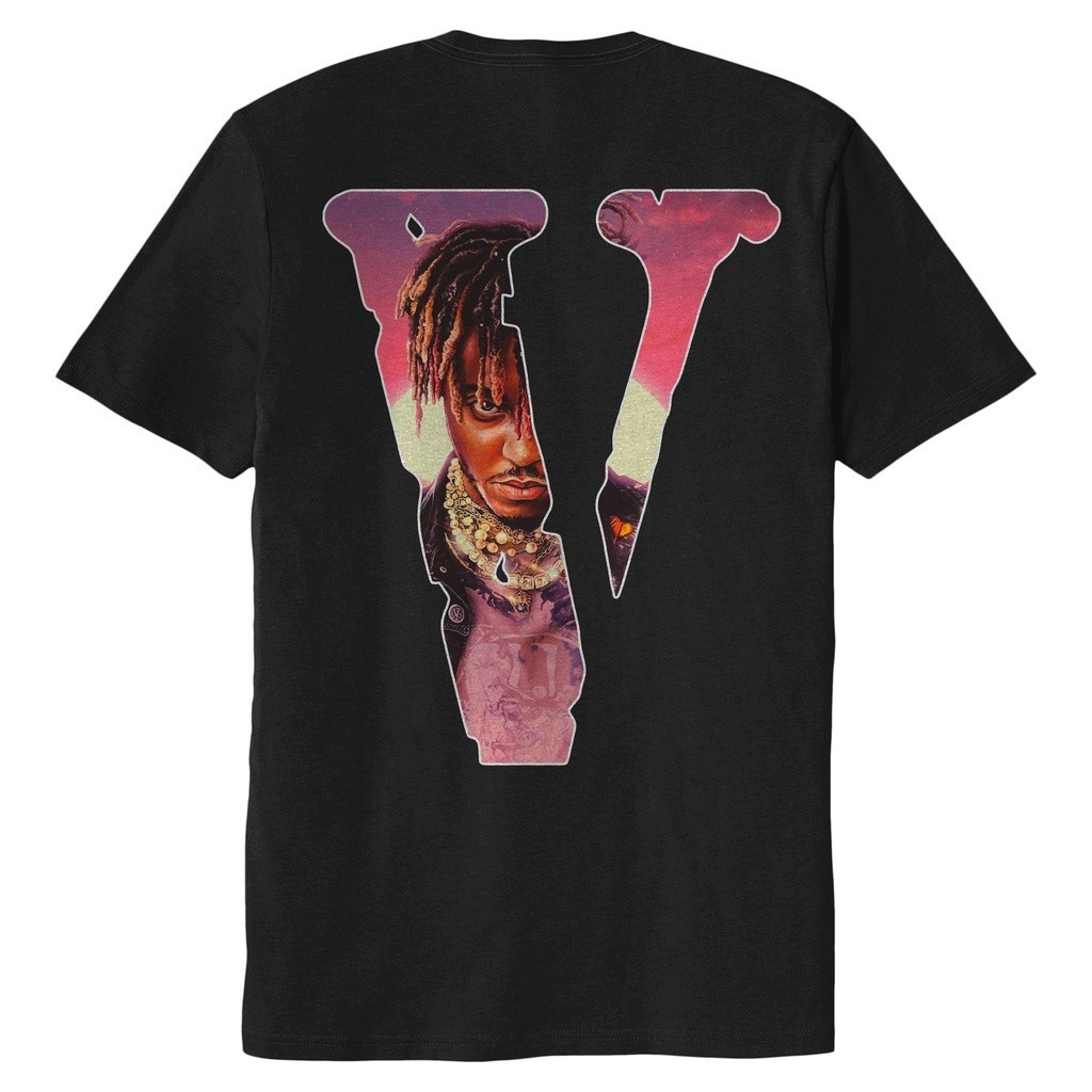 HOT เสื้อยืดแขนสั้น พิมพ์ลาย Unissex vlone juice wrld 999 สําหรับผู้ชาย ราคา ถูกที่สุด ดีลบีเคเค แกลเลอรีภาพที่ 2