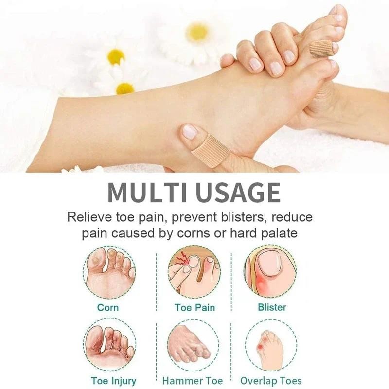 1pcs ผ้า Toe Separator Finger Protector Applicator ข้าวโพดแคลลัส Remover Bunion Corrector Pedicure Pain Relief Tube Foot Care - รูปที่ 7
