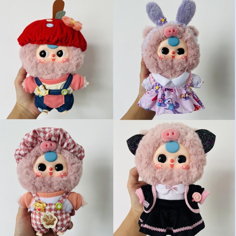ตุ๊กตาเสื้อผ้าสําหรับทารกสามโวลต์3/20เซนติเมตรผ้าฝ้ายตุ๊กตาน่ารักเบเร่ต์ชุดแต่งตัว ทําเอง ของเล่นตุ๊กตาอุปกรณ์เสริม