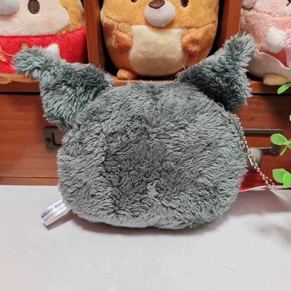 Sevenhome3e กระเป๋าใส่เหรียญตุ๊กตาการ์ตูน, กระเป๋าใส่เหรียญ Kuromi Pompompurin Cinnamoroll, น่ารัก Melody กระเป๋าสตางค์ใบเล็ก Charm กระเป๋าจี้หญิง