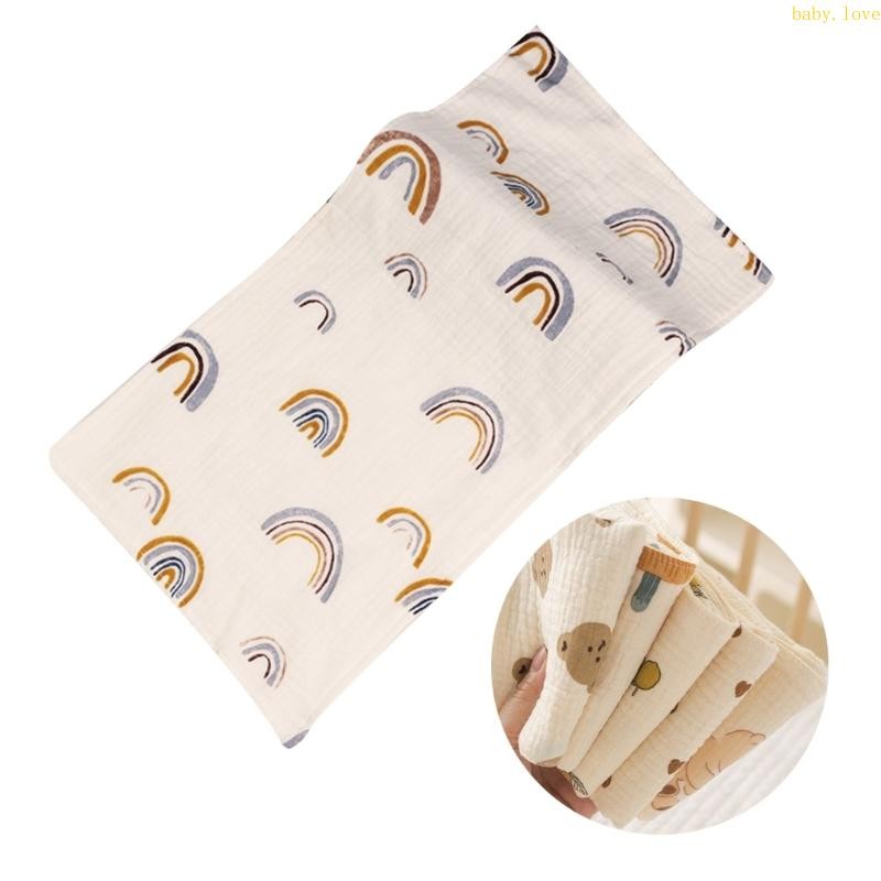 Blove* ผ้าขนหนูขนาดเล็กสําหรับเด็กผ้าเช็ดหน้ามัลติฟังก์ชั่นผ้าฝ้าย Washcloth สําหรับเด็กทารก