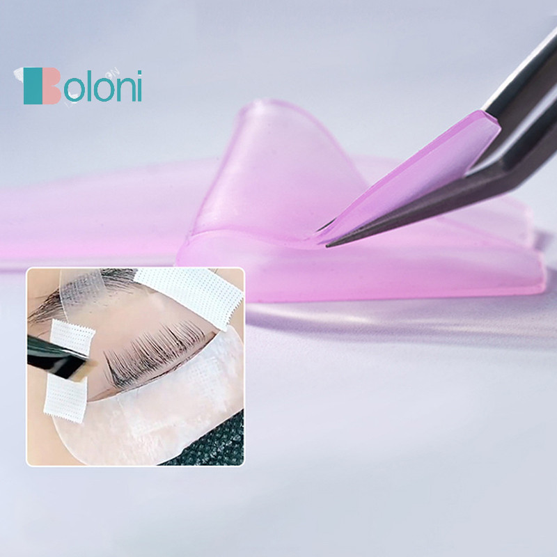 [Boloni] 1 คู่ซิลิโคนบางพิเศษ Eyelash Perm Pads Lashes Rods Lifg 3D Eyelash Curler อุปกรณ์เสริม Applicator เครื่องมือแต่งหน้าใหม่