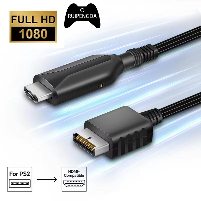 สําหรับ PS1 PS2 เป็นอะแดปเตอร์แปลง HDMI สําหรับ PS1 PS2 เป็นตัวแปลง HDMI สําหรับ PS2 โหมดจอแสดงผลสํา