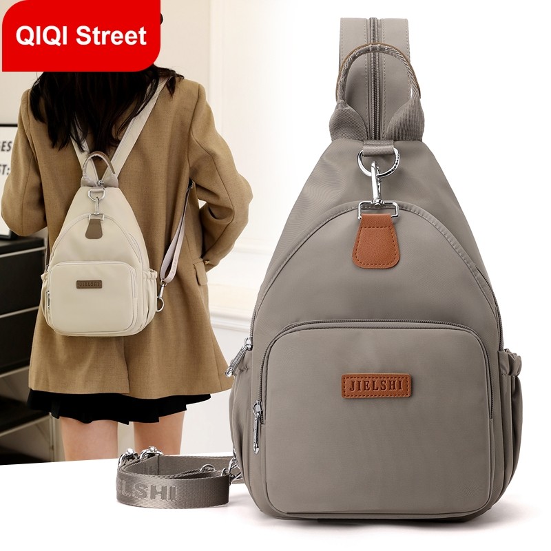 กระเป๋าเป้สะพายหลังผ้า อ็อกซ์ฟอร์ด สําหรับผู้หญิง 2025 ใหม่แฟชั่นอเนกประสงค์อารมณ์กระเป๋าสะพายไหล่เดินทางสบาย ๆ แม่ ถุง - รูปที่ 3