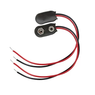 2ชิ้น ขั้วถ่าน 9v PP3 MN1604 9V แบตเตอรี่คลิปหัวเข็มขัดขั้วต่อ I เชื่อมต่อสายเคเบิล 9V ขั้วแบตเตอรี่ ตัวเชื่อมต่อสายไฟ
