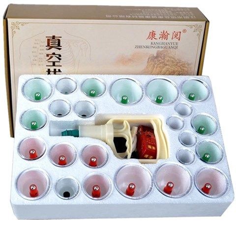 สูญญากาศ ครอบแก้วเครื่องครัวเรือนลดความชื้นขูดแผ่น ครอบแก้ว ชุดถังแก๊สดึงก๊าซที真空动机罐家用学学学学学学学学作 火罐套装气罐加8.21