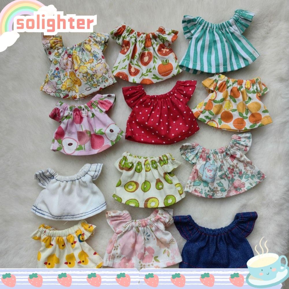 Solighter กางเกงลายตุ๊กตา, แฟชั่น Multistyles ตุ๊กตากางเกงขาสั้นชุด, 20 สีของเล่นเด็กสําหรับ 15 ซม.ตุ๊กตาผ้าฝ้าย