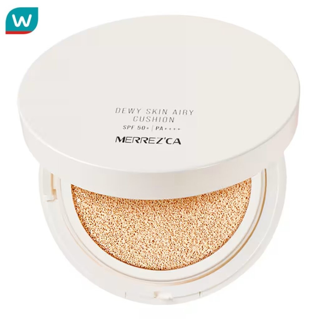 Merrez'ca เมอร์เรซกา ดิวอี้ แอร์รี่ คุชชั่น SPF50+ PA++++ 15ก. ไลท์เบจ