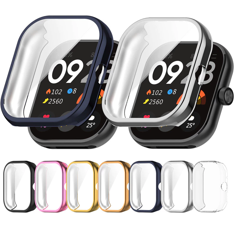เคสสําหรับ Redmi Watch 6 5 4 3 Active Lite เคส เคสป้องกันโปร่งใส tpu อุปกรณ์เสริมปกอ่อนซิลิโคนคลุมทั้งหมด